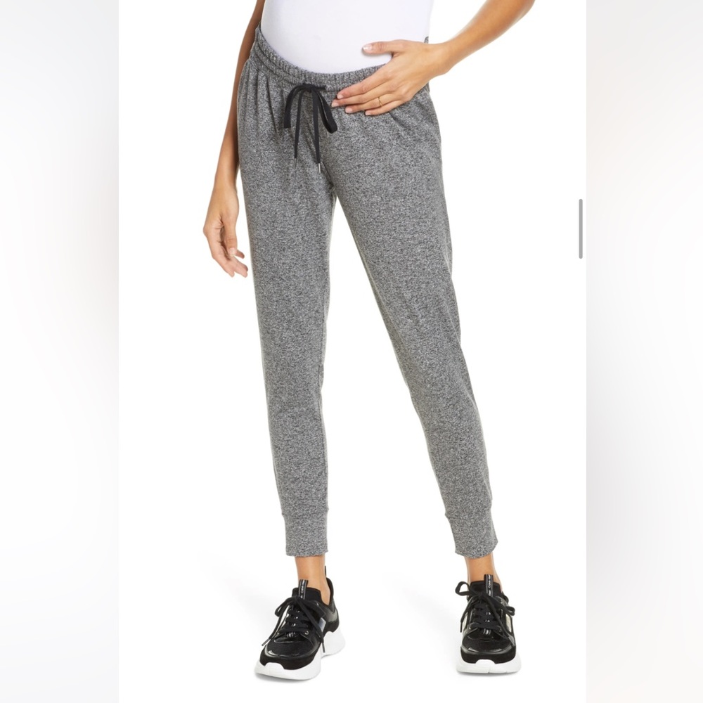 Zella Mamasana Maternity Jogger Pants Gray M